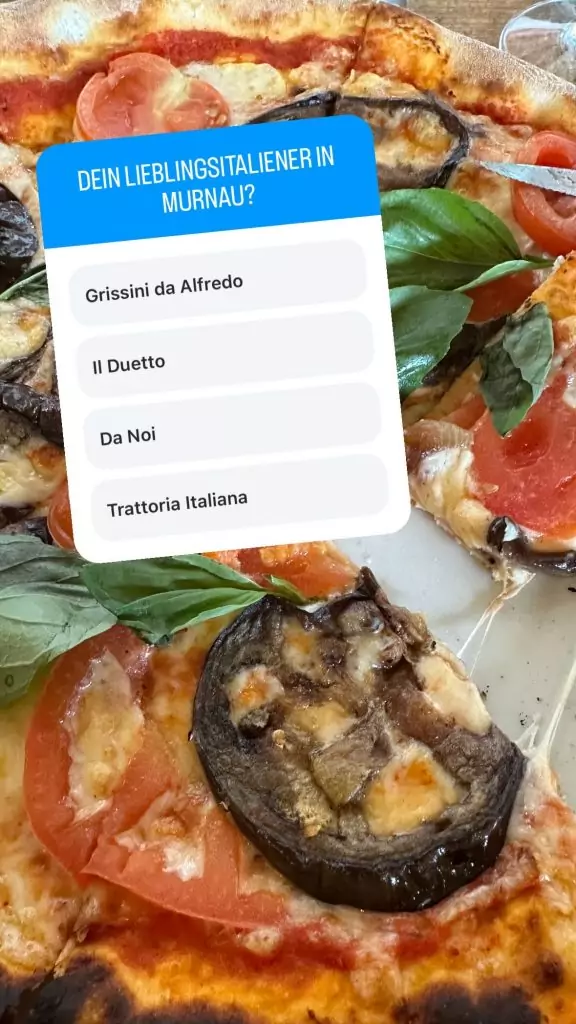 Umfrage auf Instagram