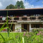 Blick auf die Ferienwohung Chalet Murnau