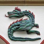 Wappen Murnau am Staffelsee mit grünem Lindwurm