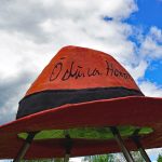 Der Ödön von Horvath Hut steht im Kulturpark Murnaut