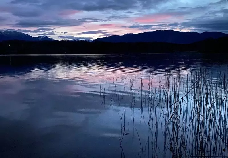 Sonnenuntergang am Staffelsee